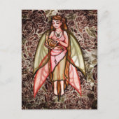 Slak Fairy Cute natuur houdt van feiers kunstwerk Briefkaart (Voorkant)