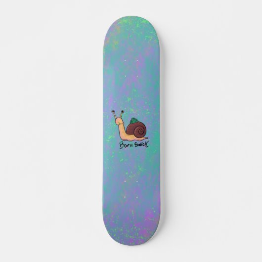 Slak Geboren Snick  Persoonlijk Skateboard (Voorkant)