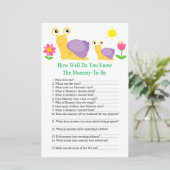 Slak Hoe goed ken je baby shower game? (Staand voorkant)
