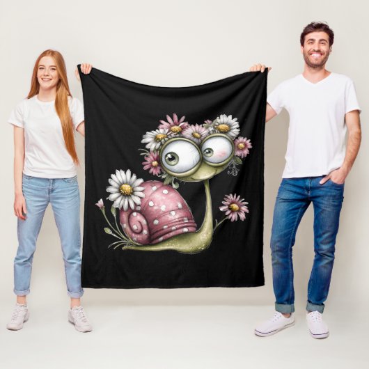 Slak houdt van je fleece deken (In situ)