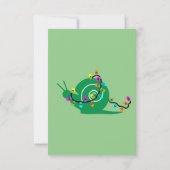 Slak Housewarming Party New Home Invite RSVP Kaartje (Achterkant)