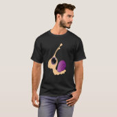 Slak, ik hou echt van slakken. t-shirt (Voorkant volledig)