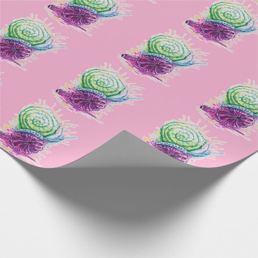 Slak in de vijg cadeaupapier (Hoek)