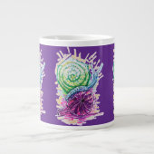 Slak in de vijg grote koffiekop (Voorkant)