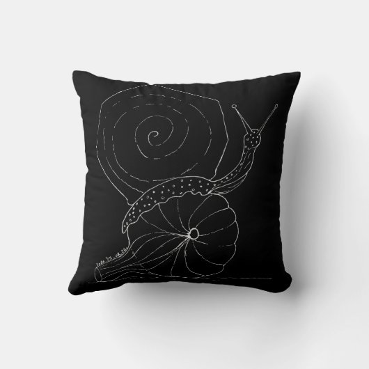 Slak in de vijg kussen (Achterkant)