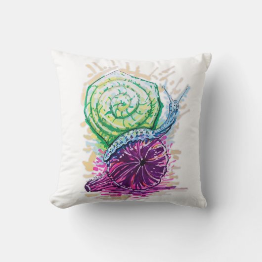 Slak in de vijg kussen (Voorkant)