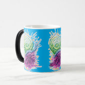 Slak in de vijg magische mok (Voorkant links)