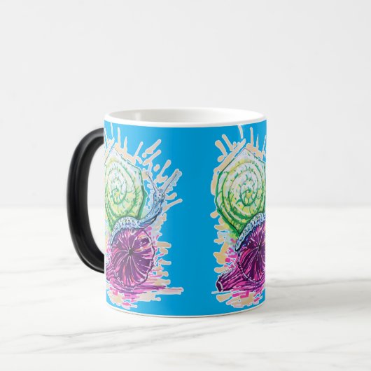 Slak in de vijg magische mok (Voorkant links)