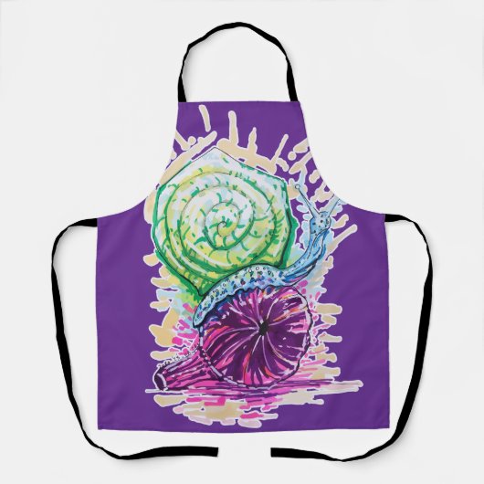 Slak in de vijg schort (Voorkant)