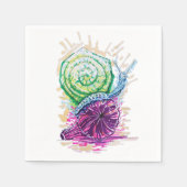 Slak in de vijg servet (Voorkant)