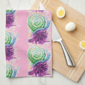 Slak in de vijg theedoek (Quarter Fold)