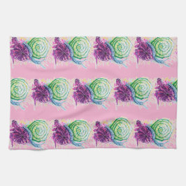 Slak in de vijg theedoek