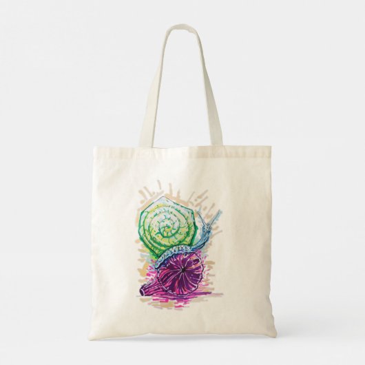 Slak in de vijg tote bag (Achterkant)