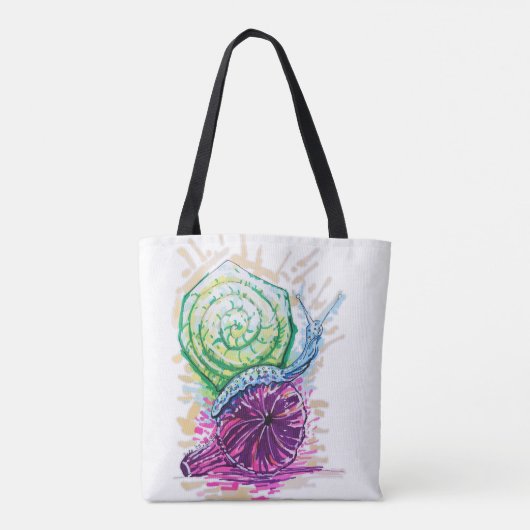 Slak in de vijg tote bag (Achterkant)