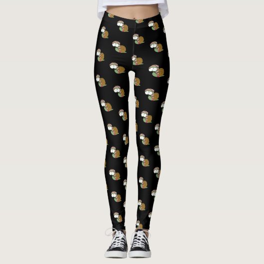 Slak in een slapend Pet Leggings (Voorkant)