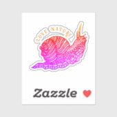 Slak in grafische stijl sticker (Vel)