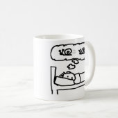 slak in je dromen koffiemok (Voorkant rechts)