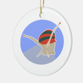 slak keramisch ornament (Links)