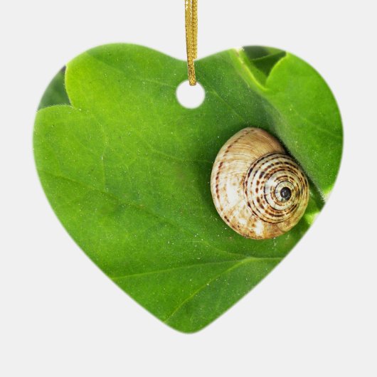 slak keramisch ornament (Voorkant)