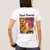 Slak kijken Fruit Stilleven Plant aangedreven T-shirt (Achterkant)