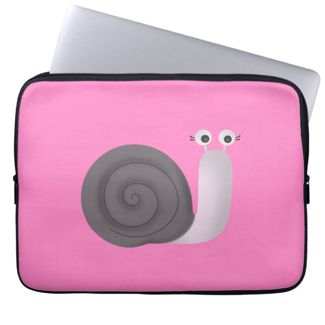 slak laptop sleeve (Voorkant)