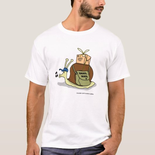 Slak Mail Basic T-Shirt (Voorkant)