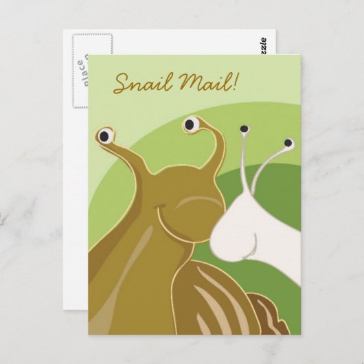 Slak Mail! Briefkaart (Voorkant / Achterkant)