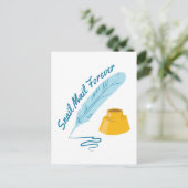 Slak Mail Briefkaart (Staand voorkant)