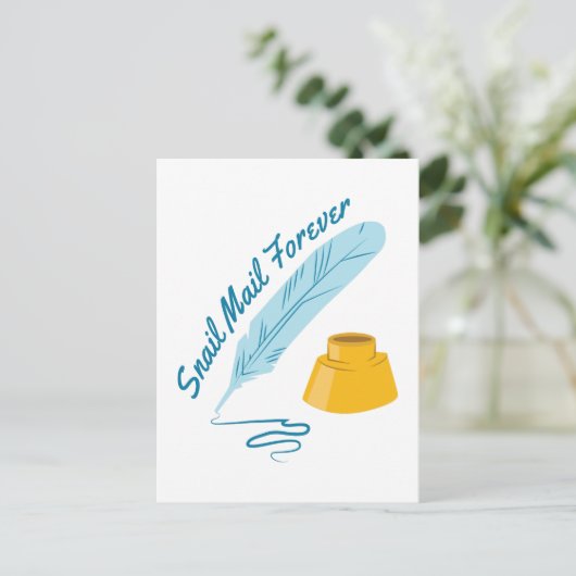 Slak Mail Briefkaart (Staand voorkant)