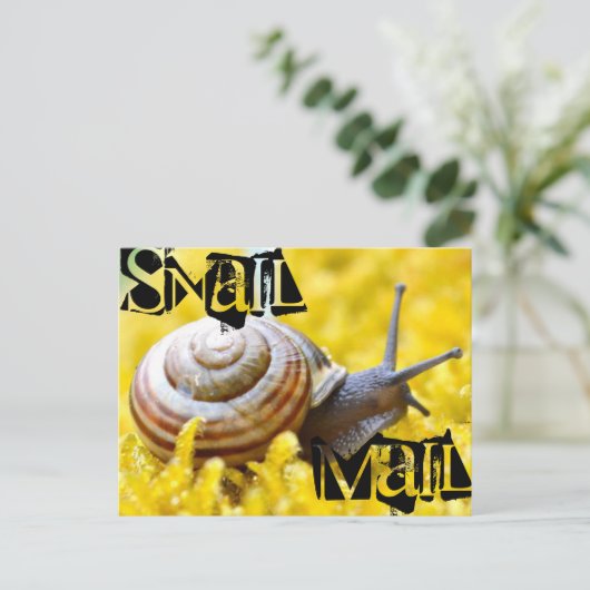 Slak Mail Briefkaart (Staand voorkant)