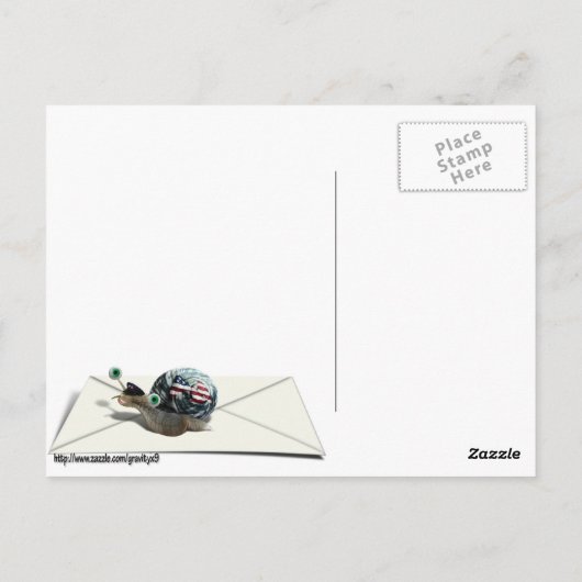 Slak Mail Briefkaart (Achterkant)