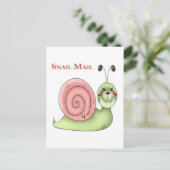 Slak Mail Briefkaart (Staand voorkant)