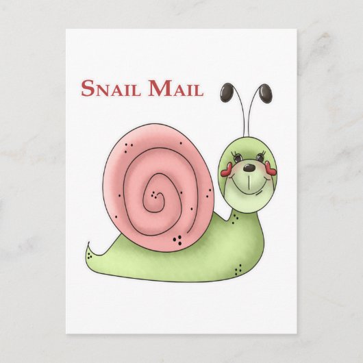 Slak Mail Briefkaart (Voorkant)