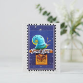 Slak Mail, Briefkaart voor postkruising (Staand voorkant)