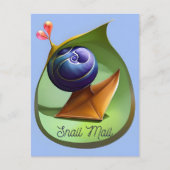 Slak Mail, Briefkaart voor postkruising (Voorkant)