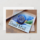 Slak Mail, Briefkaart voor postkruising (Voorkant / Achterkant)