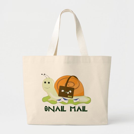 Slak Mail Grote Tote Bag (Voorkant)