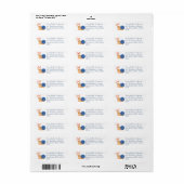 Slak Mail Hearts Personaliseert Label (Full Sheet)