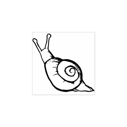 Slak Mail Rubberstempel (Afrduk)