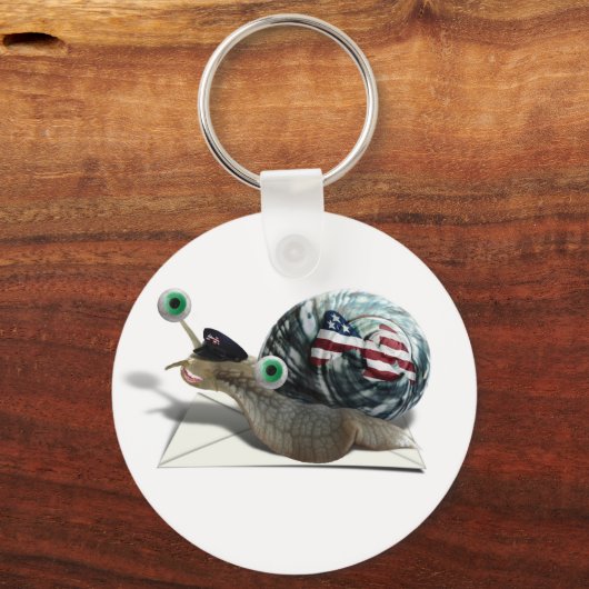 Slak Mail Sleutelhanger (Voorkant)