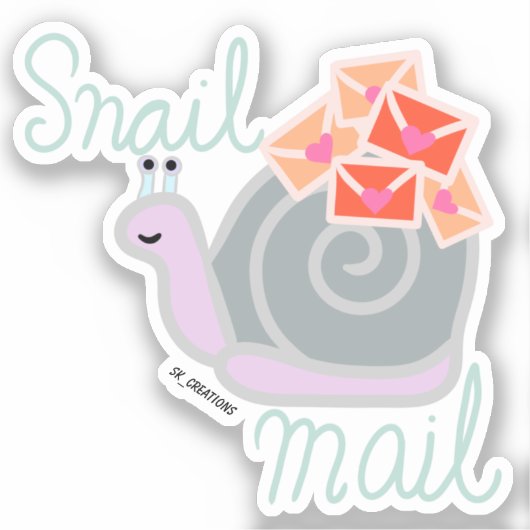 Slak Mail Sticker (Voorkant)