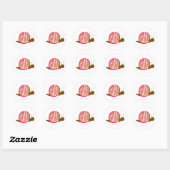 Slak Mail Stickies Ronde Sticker (Vel)