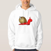Slak Mannen Hoodie (Voorkant)