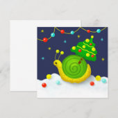 Slak met kerstboom (Voorkant / Achterkant)