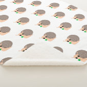 Slak met Klaver Baby Sherpa Deken (3/4)