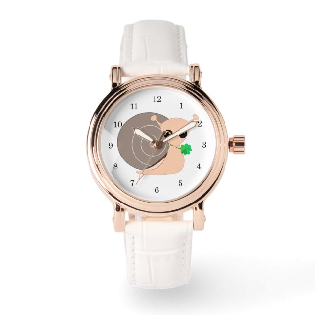 Slak met Klaver Horloge (Voorkant)