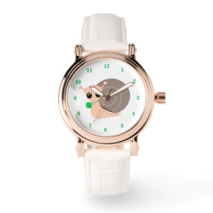 Slak met Klaver Horloge - Geluksslak