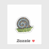 Slak met Lightning Shell Sticker (Vel)