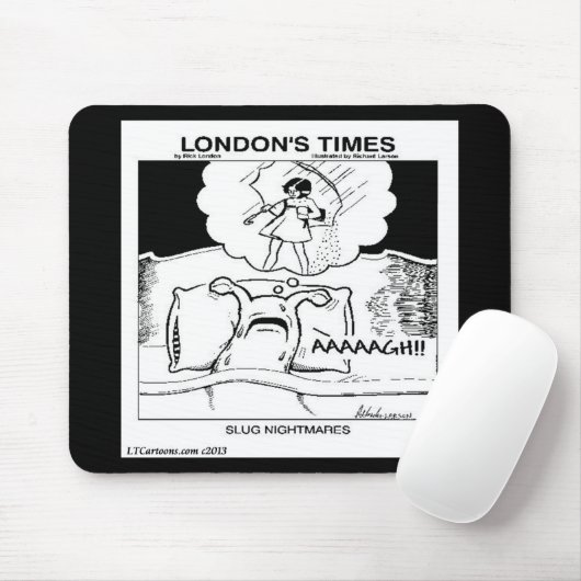 Slak Nachtmerries Klassieke LTCartoons Strip Muismat (Met muis)