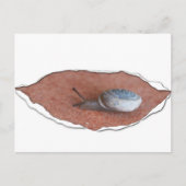 Slak onder gesmolten materiaal briefkaart (Voorkant)